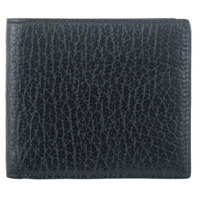 Bottega Veneta Black Leather Bi-Fold Wallet 