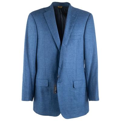 Hickey Freeman Size 42 Blue Sport Coat 