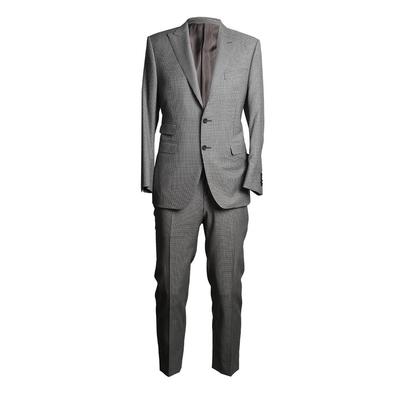 Canali Su Misura Size 32 Houndstooth Suit