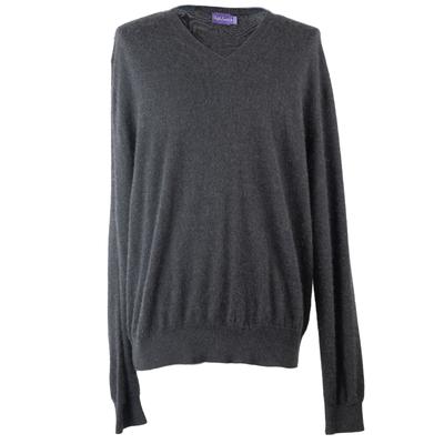 Ralph Lauren Size XXL Grey Cashmere Sweater 