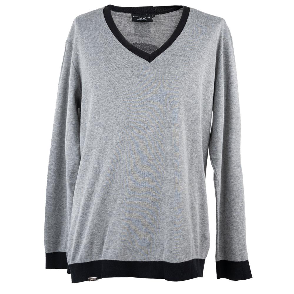  Phillip Plein Size Xl Grey Sweater