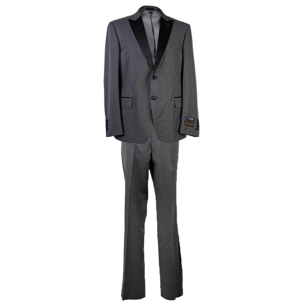  Zanetti Size 42 Grey 2 Piece Suit