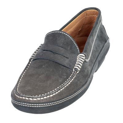 Tod's Size 8.5 Grey Suede Loafers