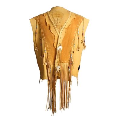 Hollywood Cowboy Size XL Vintage Fringe Vest
