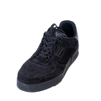 Louis Vuitton Size 8.5 Black Suede Sneakers