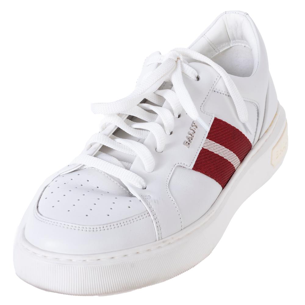  Bally Size 9 White Sneakers