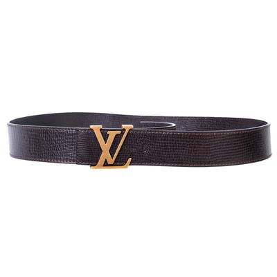 Louis Vuitton Size 38 Brown Embossed Belt