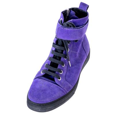 Off White Size 9 Purple C/O Virgil Abloh Frame of Mind High Top Sneakers