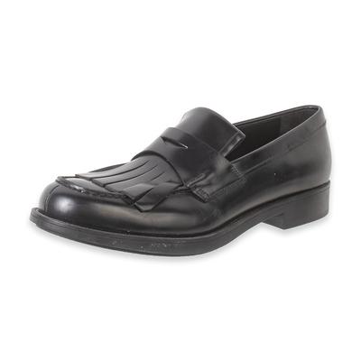 Prada Size 10 Black Kilties Loafers 