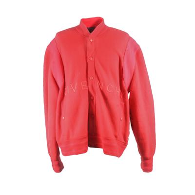 Givenchy Size XXL Red Wool Jacket