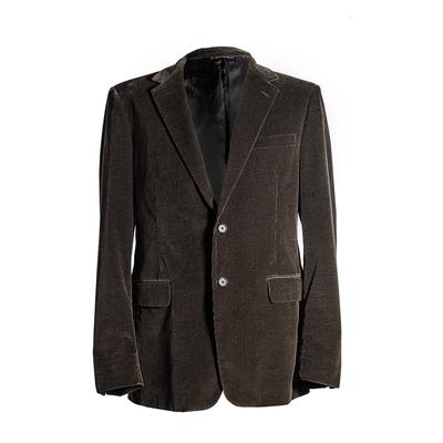 Prada Size 50R Green Corduroy Jacket