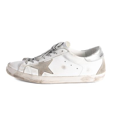 Golden Goose Size 9 White Sneakers
