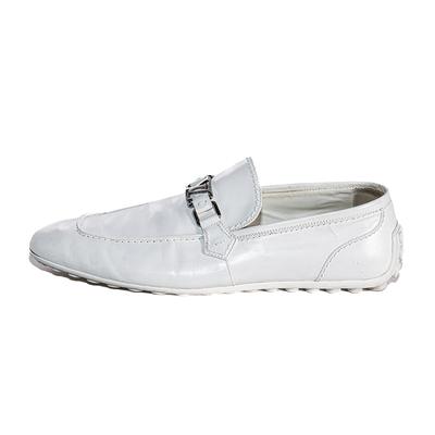 Louis Vuitton Size 11 White Driving Loafer