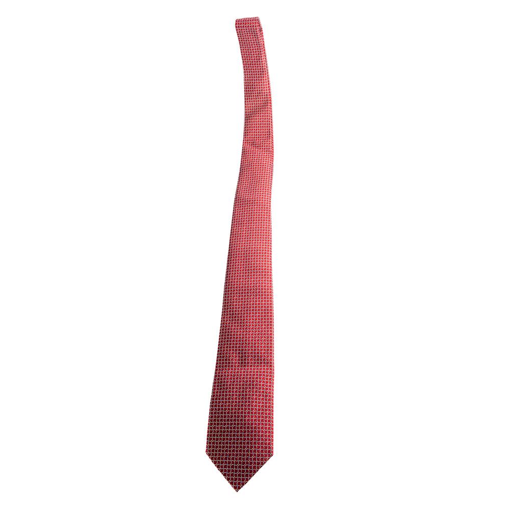 Hermes Red Tie