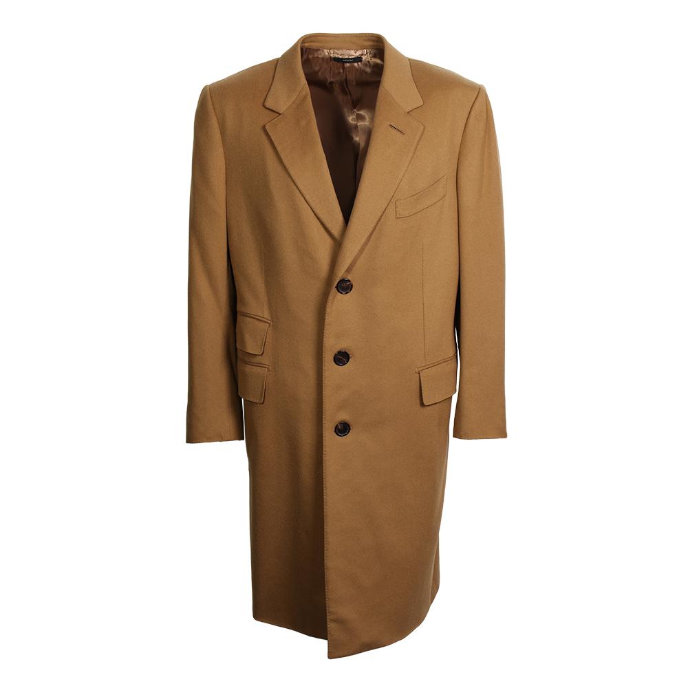  Tom Ford Size 58 Single Breasted Trench Coat