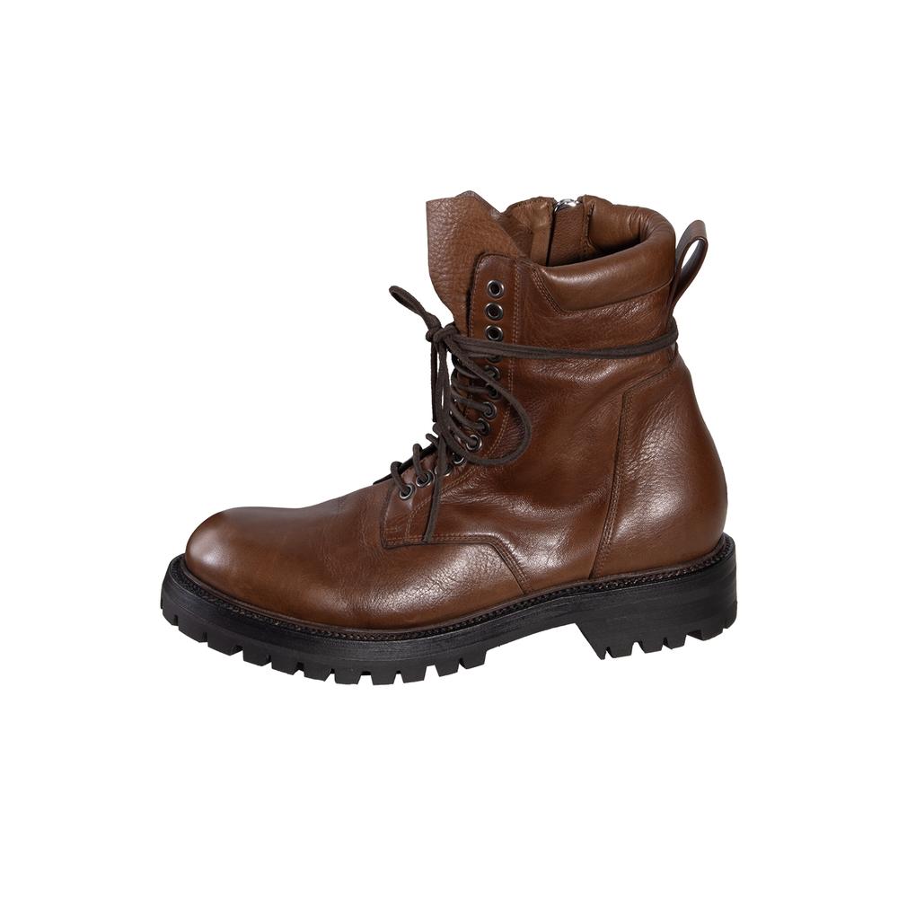  Rick Owens Size 41 Brown Boots