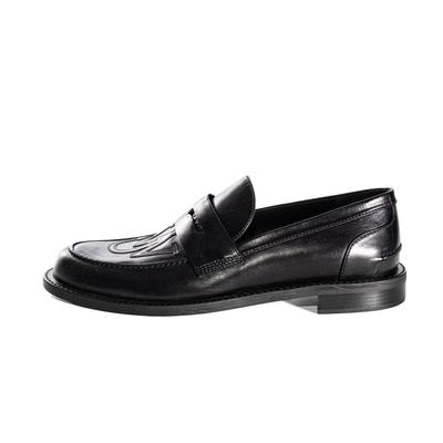 JW Anderson Size 43 Black Leather Loafers