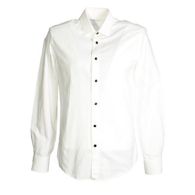 Lanvin Size Small Solid Dress Shirt