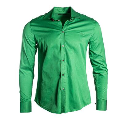 Gucci Size 16.5 Green Dress Shirt