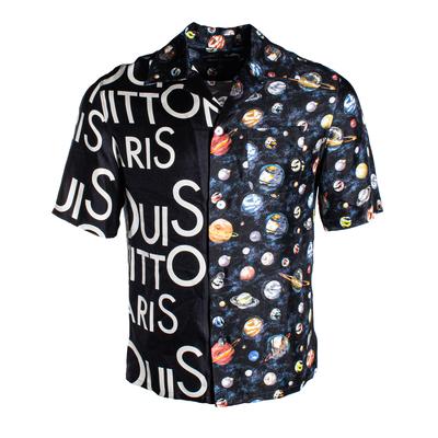 Louis Vuitton Size XL Multicolor Planet Short Sleeve Shirt