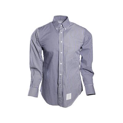 Thom Brown Size 2 Blue Long Sleeve Shirt