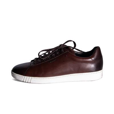 Bally Size 9.5 Brown Leather Sneakers