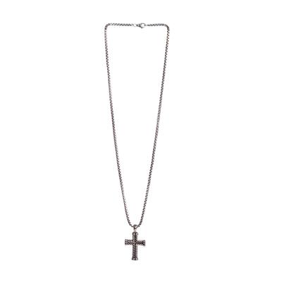 David Yurman 925 Silver Cross Necklace
