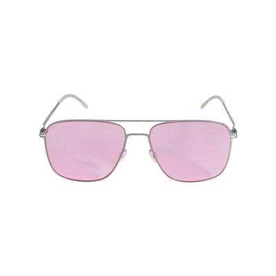 Mykita + Maison Silver Pink Lens Sunglasses