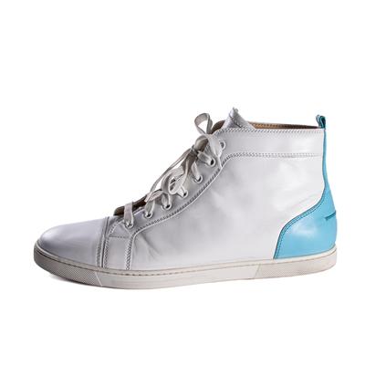 Christian Louboutin Size 47 White Colorblock High Tops