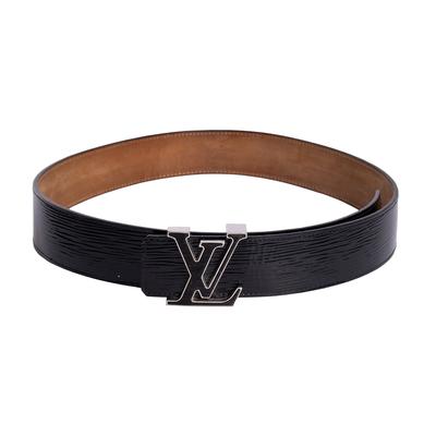 Louis Vuitton Size 34 Electric Leather Initials Belt