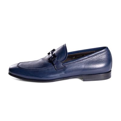 Salvatore Ferragamo Size 8 Blue Leather Shoes