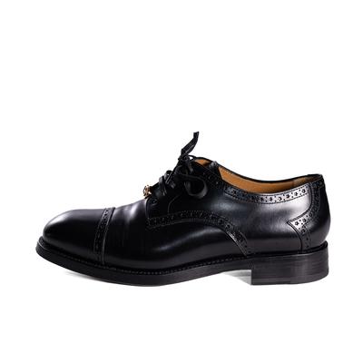 Gucci Size 9.5 Black Brogue Shoes