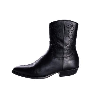 Valentino Size 39 Black Nero Cowboy Boots